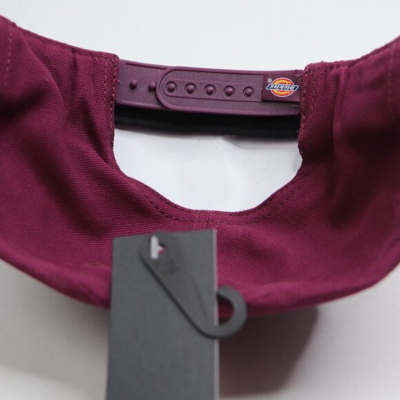 Dickies Baseball Hat Cap Adult One Size Dickies Plum Purple Men's Snapback BNWT - Picture 5 of 6